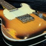 CUSTOM-MADE 1960 Custom Telecaster Heavy Relic Chocolate 3 Tone Sunburst