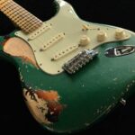 CUSTOM-MADE 60' Stratocaster Super Faded/Aged Sherwood Green over 3TSB