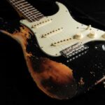 Custom Made Stratocaster — Heavy Relic “Black over 3-Tone Sunburst”