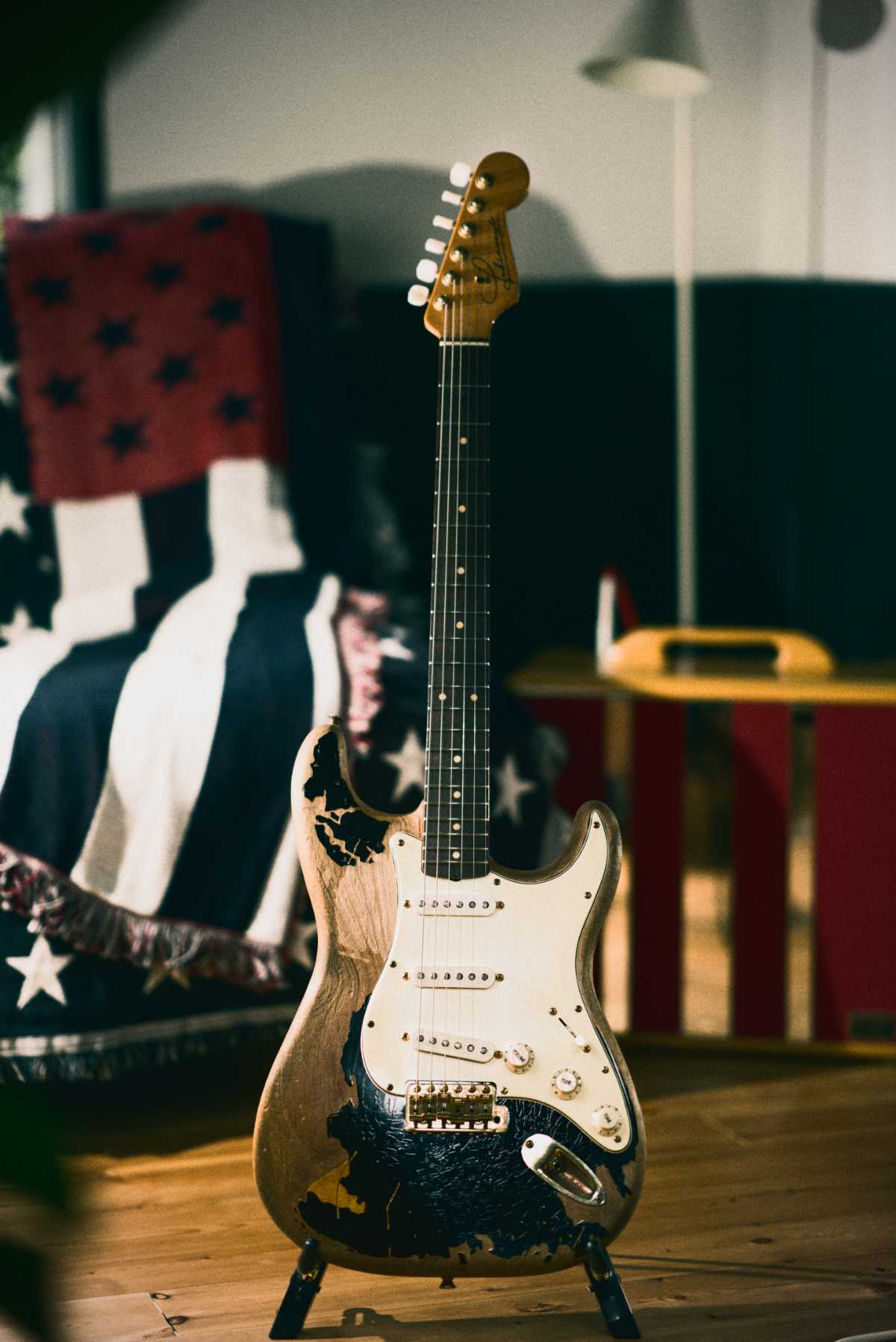 Remodeled John Mayer Black One Aged Parts A0408022