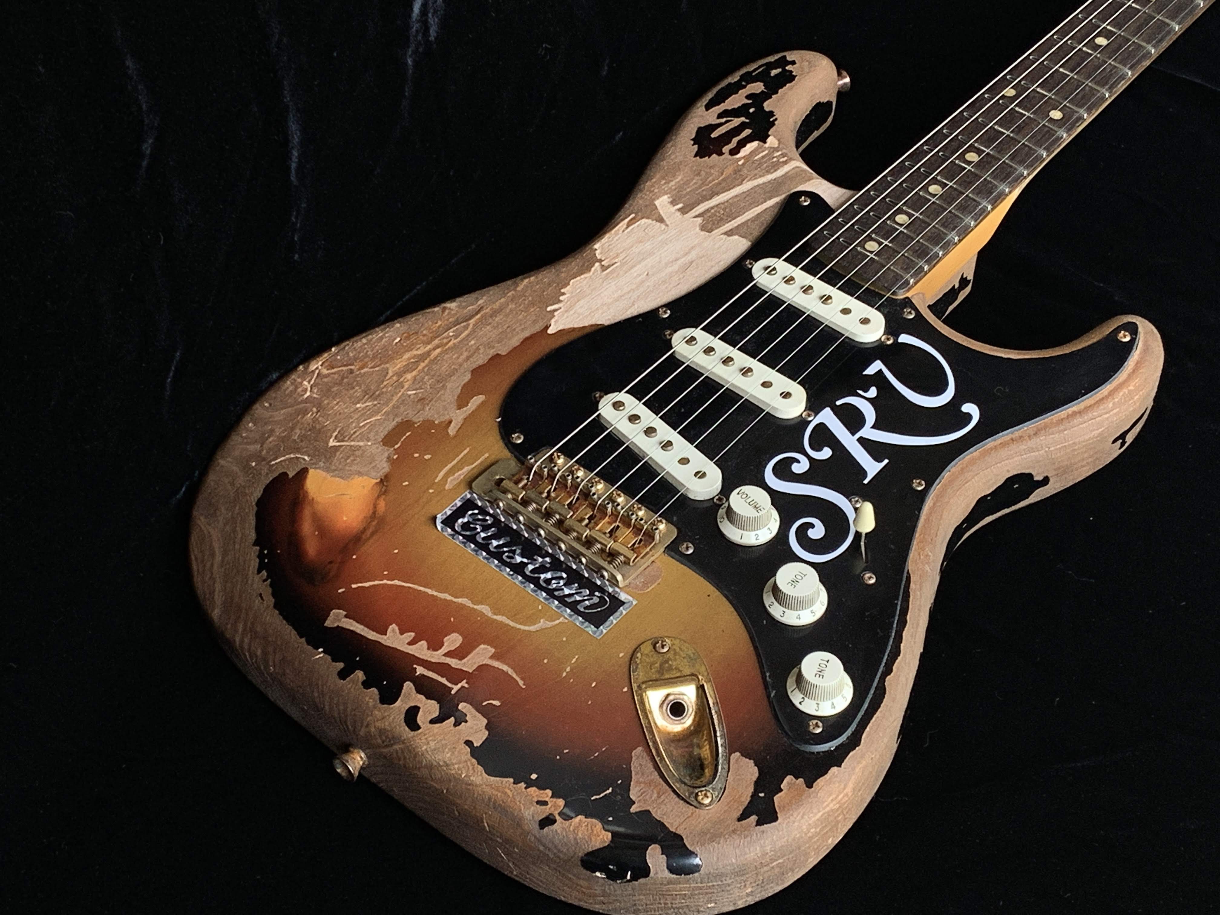 Remodeled Stevie Ray Vaughan Number One Aged Parts A0408008