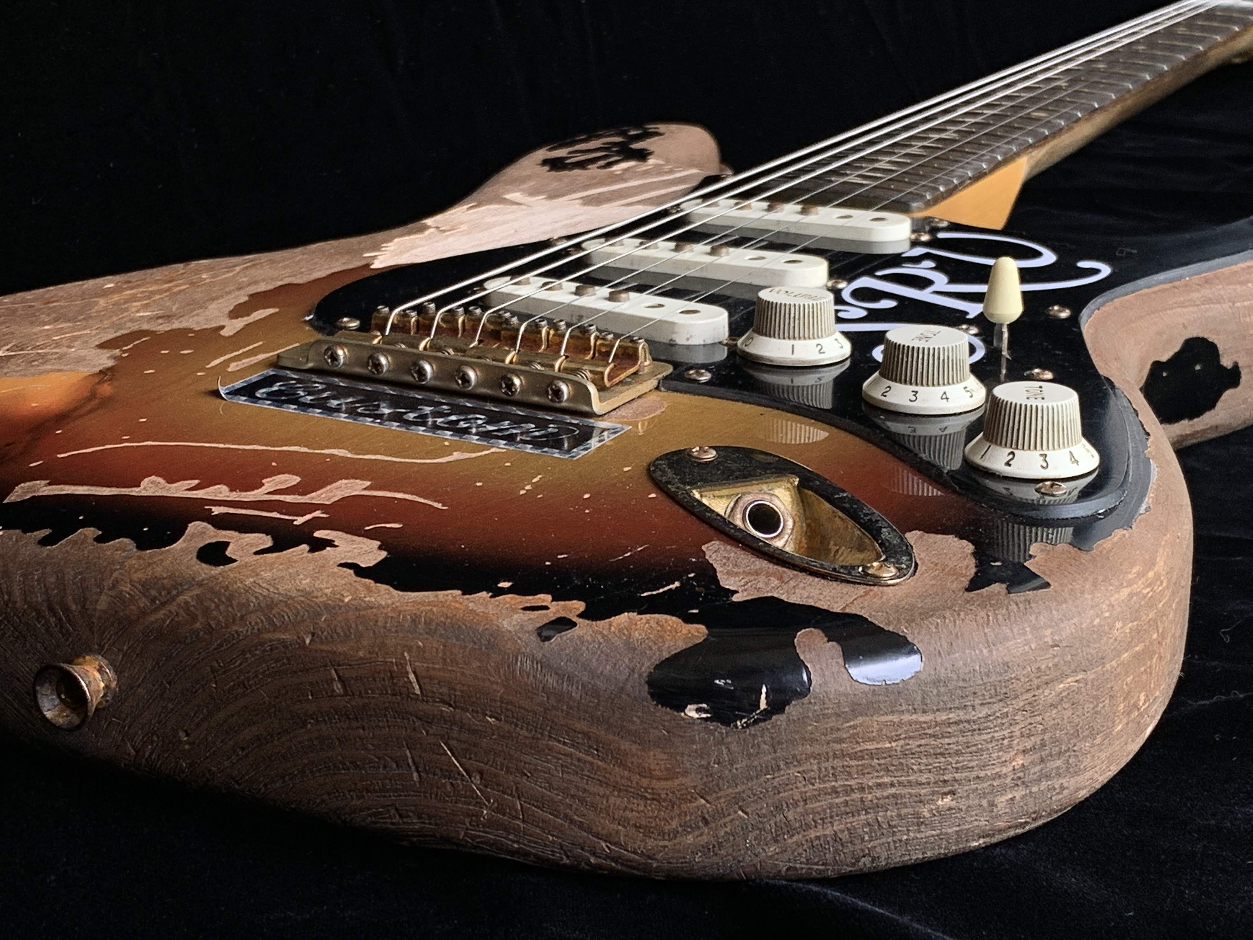 Remodeled Stevie Ray Vaughan Number One Aged Parts A0408008