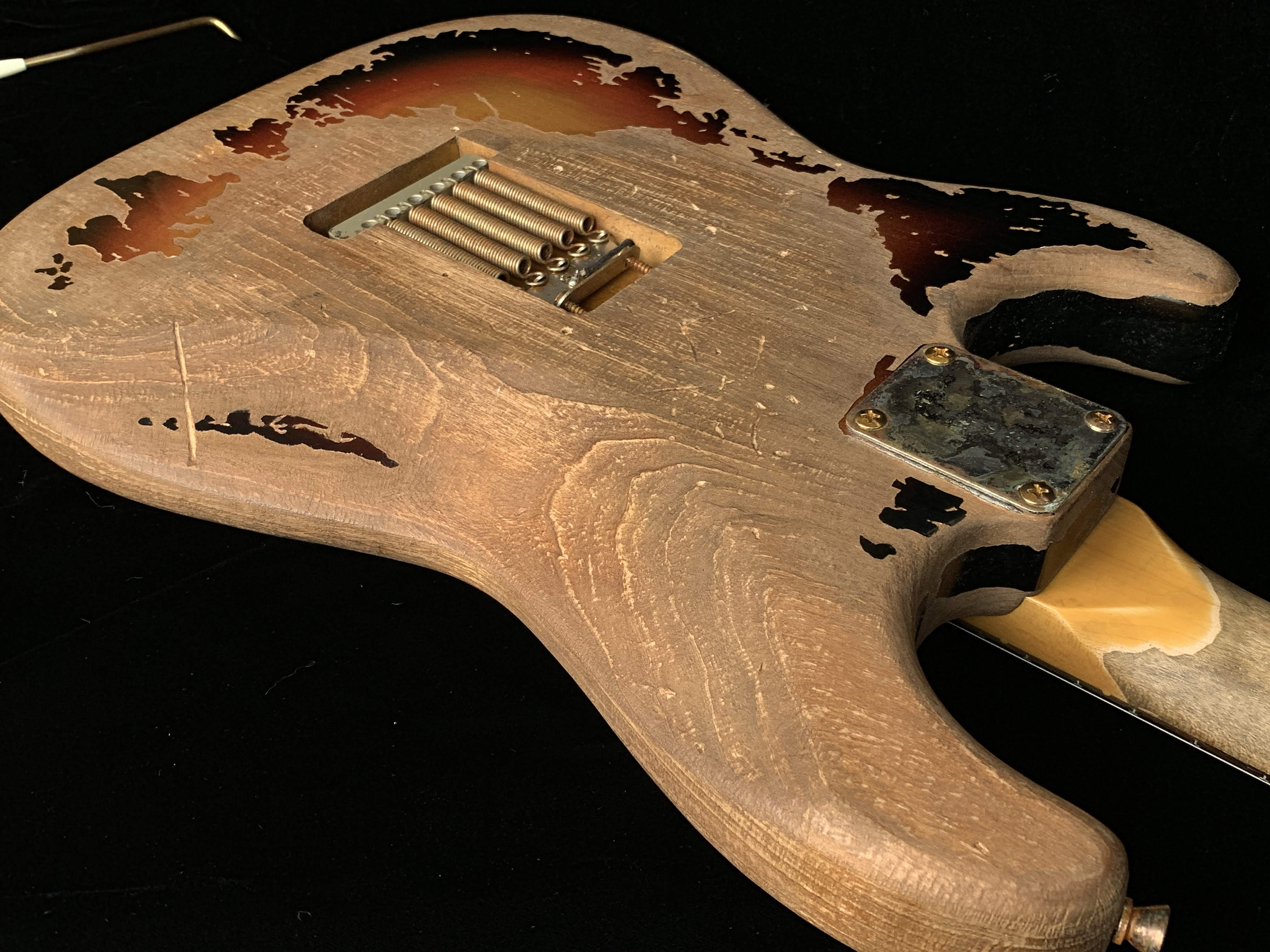 Remodeled Stevie Ray Vaughan Number One Aged Parts A0408008
