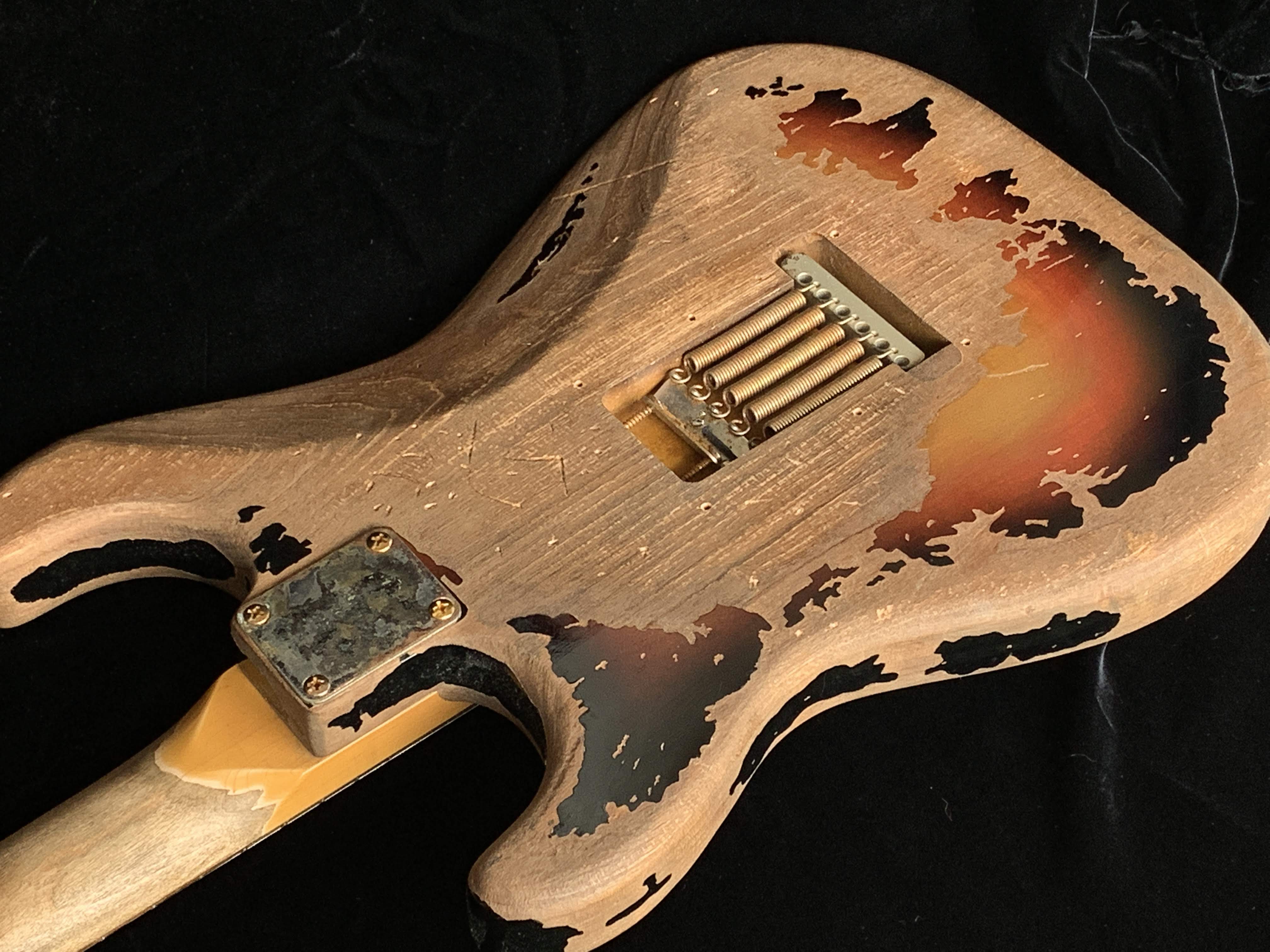 Remodeled Stevie Ray Vaughan Number One Aged Parts A0408008